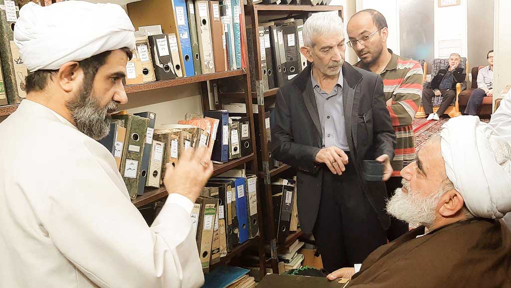 آیة الله جاودان، دیدار از مرکز مطالعات اسلامی علامه عسکری